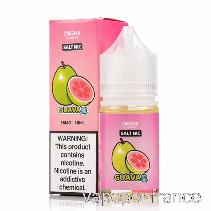 Sels De Glace De Goyave - E-liquide Orgnx - 30 Ml 50 Mg Stylo Vape